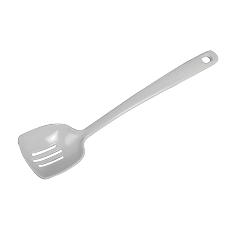 White Slotted Spoon 12.2