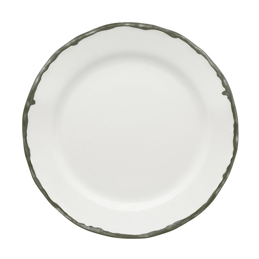 Grey Flat Plate 6.1" dia. Marie Christine by Bauscher