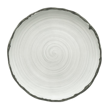 Grey Coupe Plate 10.7" dia. Marie Christine by Bauscher
