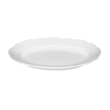 Platter with Rim Oval, 12"x7.6", Marie Christine