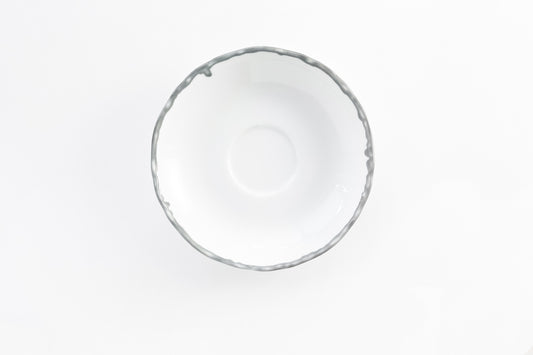 Grey Saucer 6" dia. Marie Christine by Bauscher