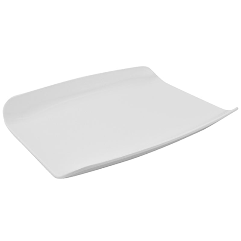 White 1/2 Curved Tray 10.4