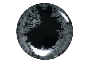 Grey Coupe Plate 11" dia. Waves by Bauscher