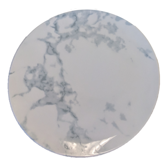 Marble Coupe Plate 12.6" dia. Marble by Bauscher