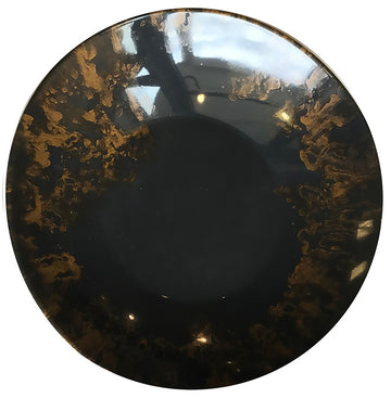 Copper Deep Coupe Plate 9.4" Waves by Bauscher