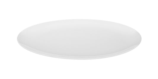 White Oval Coupe Platter 12.9" x 8.9" Options by Bauscher