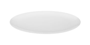 White Oval Coupe Platter 12.9" x 8.9" Options by Bauscher