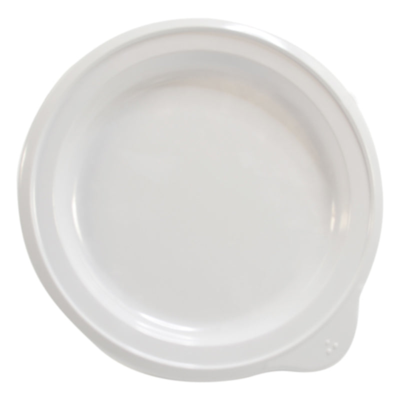 White Small Low Plate 6.7