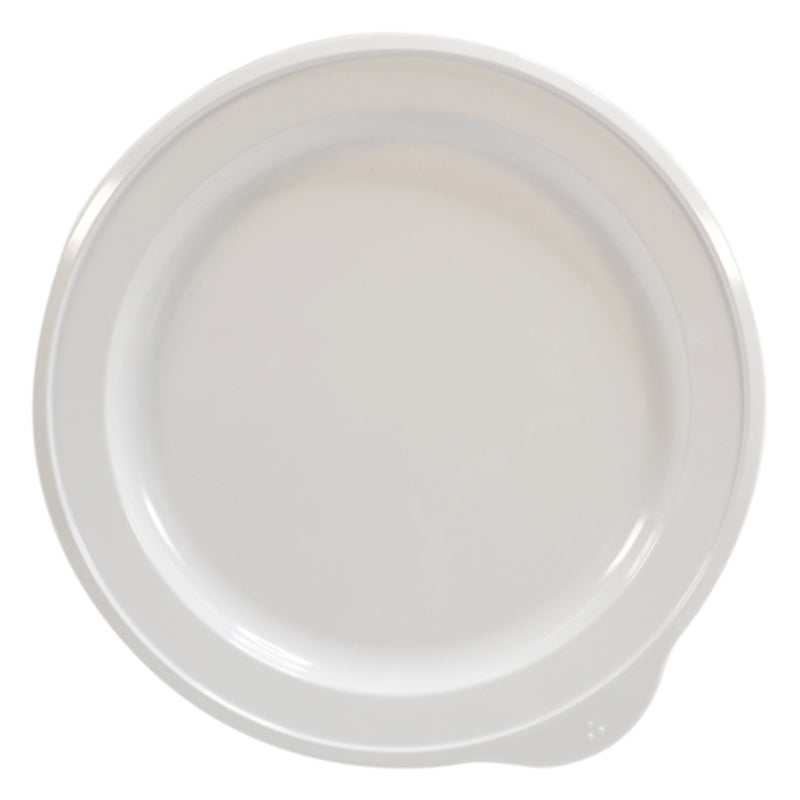 White Large Low Plate 9.5