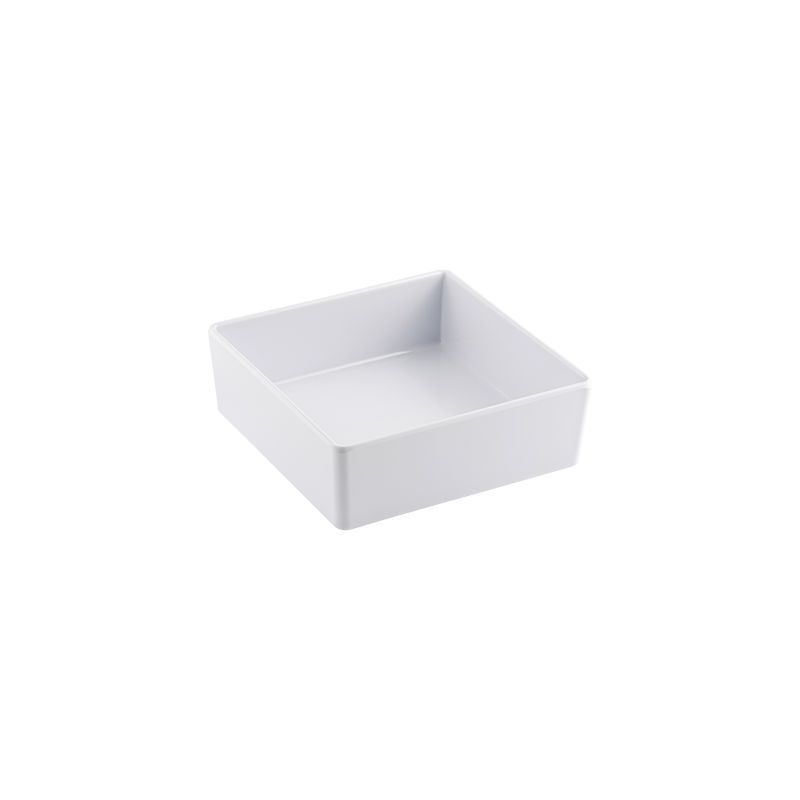 White Bento Box Square Insert 4.9