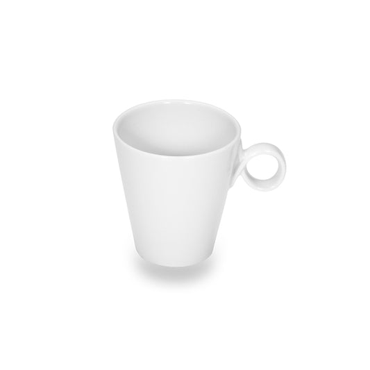 White Tall Cup 3.3" dia. x 3.2" 7.8 oz Bonn by Bauscher