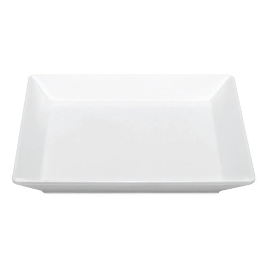 White Flat Plate 5.3" x 5.3" Relation Today by Bauscher