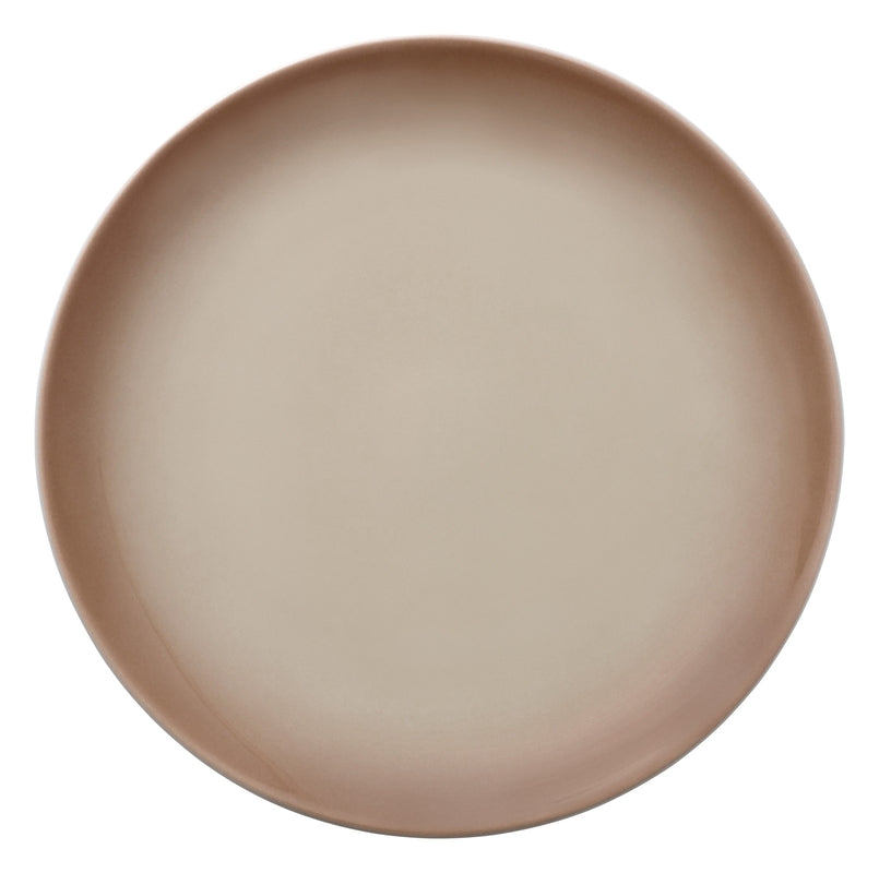 Nuance Burlywood Plate flat Coupe 5.9" dia. Ombre by Bauscher