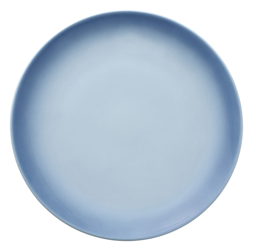 Nuance Dodgerblue Plate flat Coupe 5.9" dia. Ombre by Bauscher