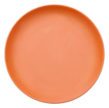 Nuance Dark Orange Plate flat Coupe 11" dia. Ombre by Bauscher