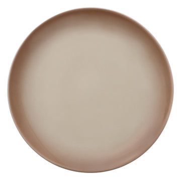 Nuance Burlywood Plate flat Coupe 12.5" dia. Ombre by Bauscher