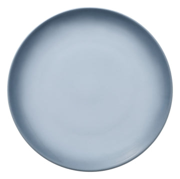 Nuance Light Grey Plate flat Coupe 12.5" dia. Ombre by Bauscher