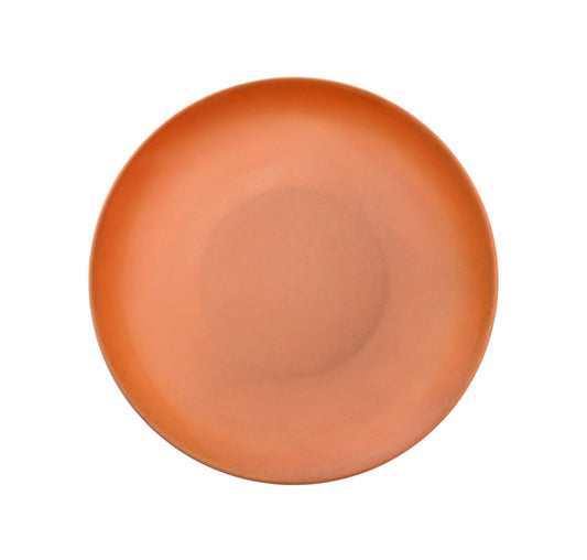 Nuance Dark Orange Plate deep Coupe 7" dia. Ombre by Bauscher