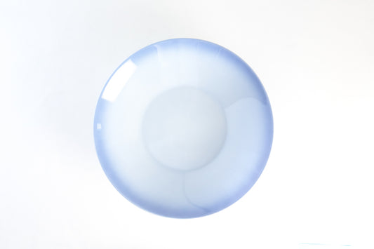 Nuance Dodgerblue Plate deep Coupe 9.4" dia. Ombre by Bauscher
