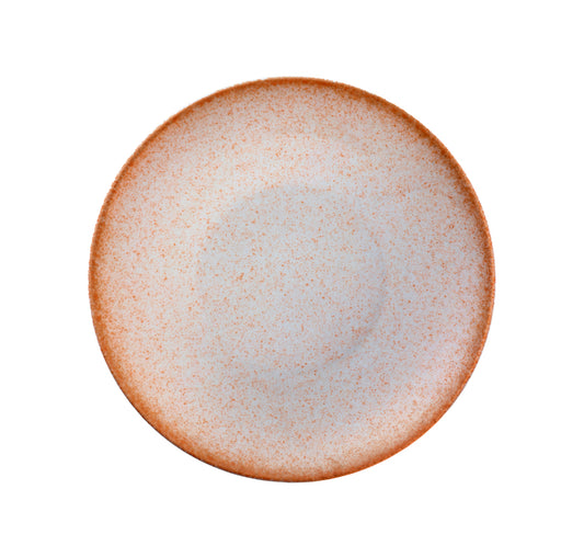 Blush Dark Orange Plate deep Coupe 9.4" dia. Ombre by Bauscher