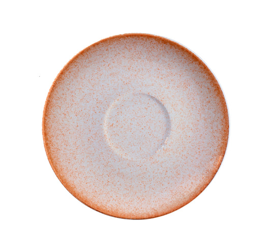 Blush Dark Orange Saucer 4.7" dia. Ombre by Bauscher