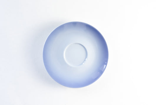 Nuance Dodgerblue Saucer 5.9" dia. Ombre by Bauscher