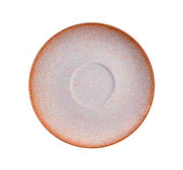 Blush Dark Orange Saucer 5.9" dia. Ombre by Bauscher