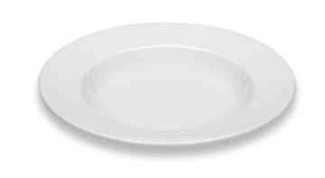 White Deep Coupe Plate with Rim 10.6" dia. Bistro by Bauscher
