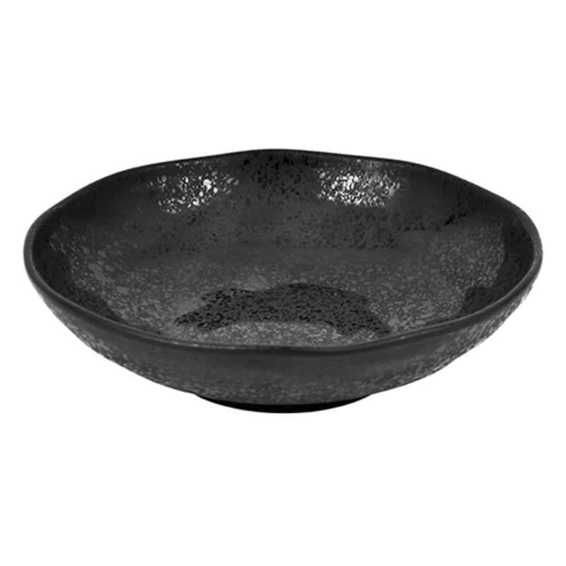 Mineral Noir Crackle Bowl 9.5