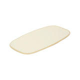Cream Rectangular Side Plate 11.8