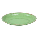 Green Oval Low Bowl 8.3