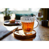 Coffee Tea Glass with handle 3.5