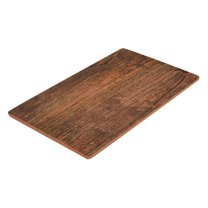 Rustic Wood 1/4 Platter 10.4