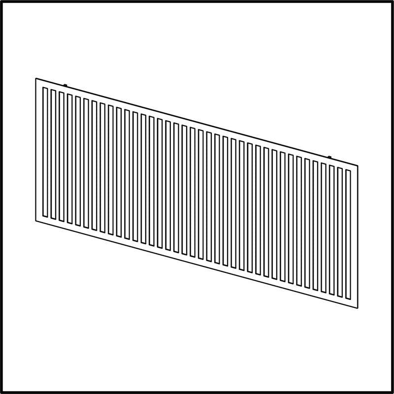 Medium Stripe Frontblind 70.8" x 32.4" x 0.7" Frontblind by Venta