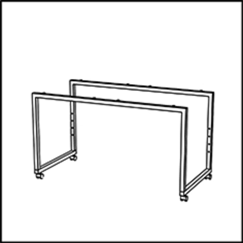 Small Anthracite Stage Base_80 62.9" x 31.4" x 36.2" Stage by Venta