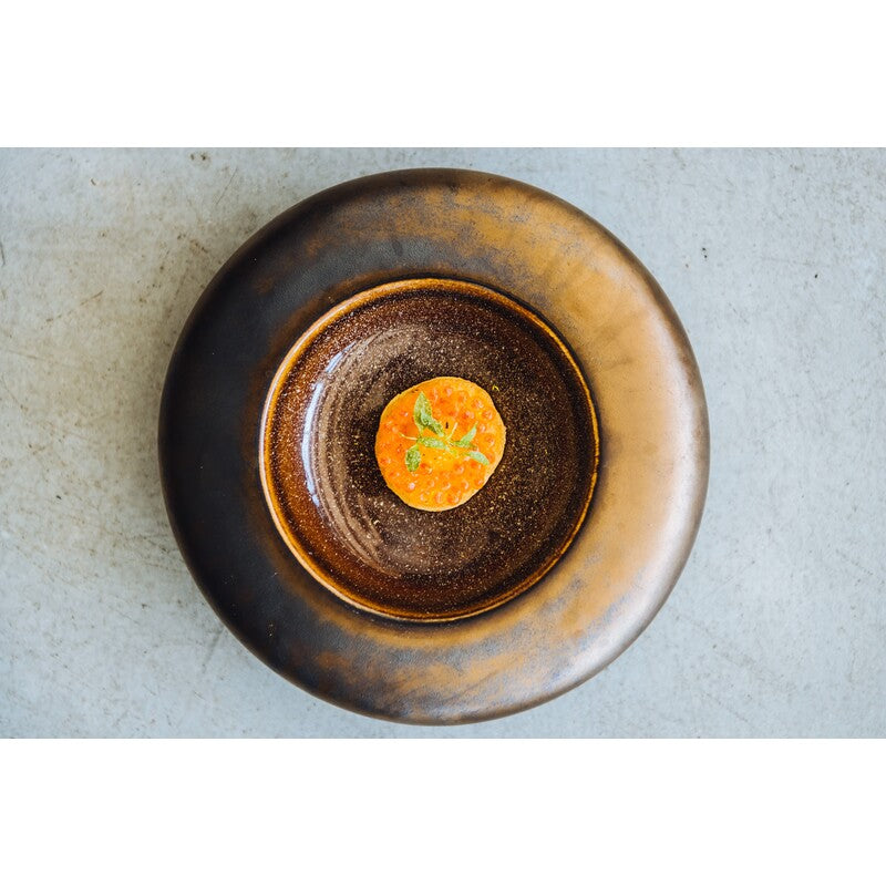 Metallic Gold Bowl 5.1" dia. X 2.8" 3.4 oz Premium by Studio Raw