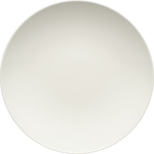 Natural Deep Coupe Plate 9.5" dia. Soft Grey & Natural by Bauscher