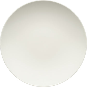 Natural Deep Coupe Plate 9.5" dia. Soft Grey & Natural by Bauscher