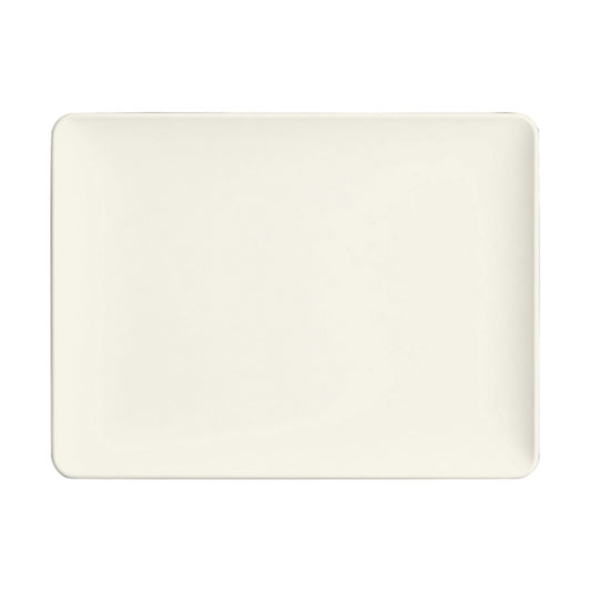White Pepper Rectangular Coupe Platter 7.9" x 5.9" Vintage Tiles by Bauscher
