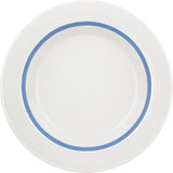 Azure Deep Plate with Rim 9