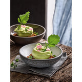 Taupe Bowl with Embossment 6.7