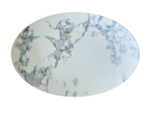 Marble Oval Platter 11.4" x 7.6" Marble by Bauscher