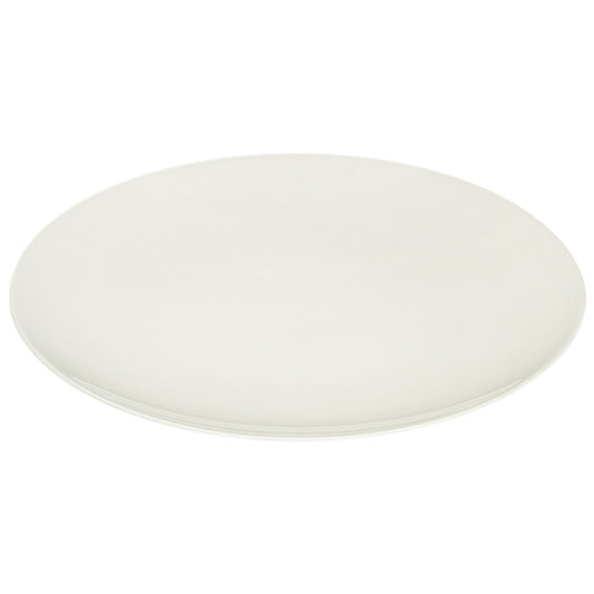 Natural Coupe Plate 11.3" dia. Soft Grey & Natural by Bauscher