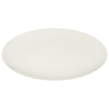 Natural Coupe Plate 11.3" dia. Soft Grey & Natural by Bauscher